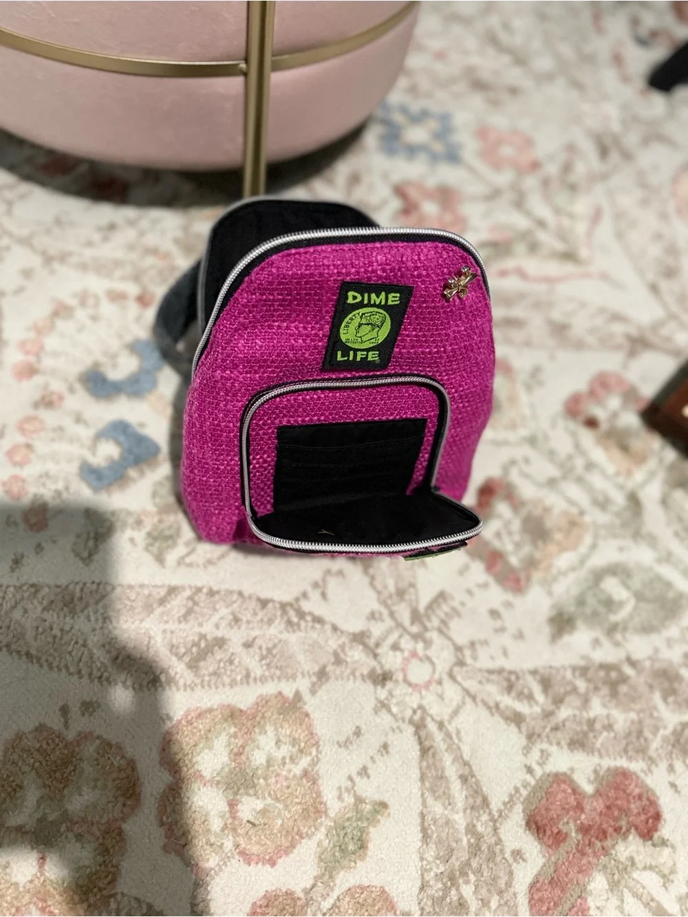 Dime Bags Mini Hobo Bag - Pink